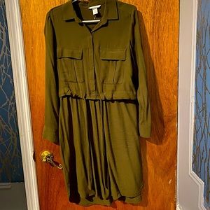 H&M khaki Maternity Nursing dress
